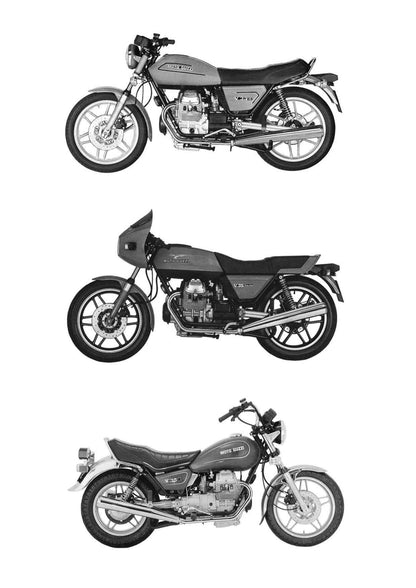 Moto Guzzi V35 V50 V65 Motorcycle Service Manual | 1983-1987 - sample page 6