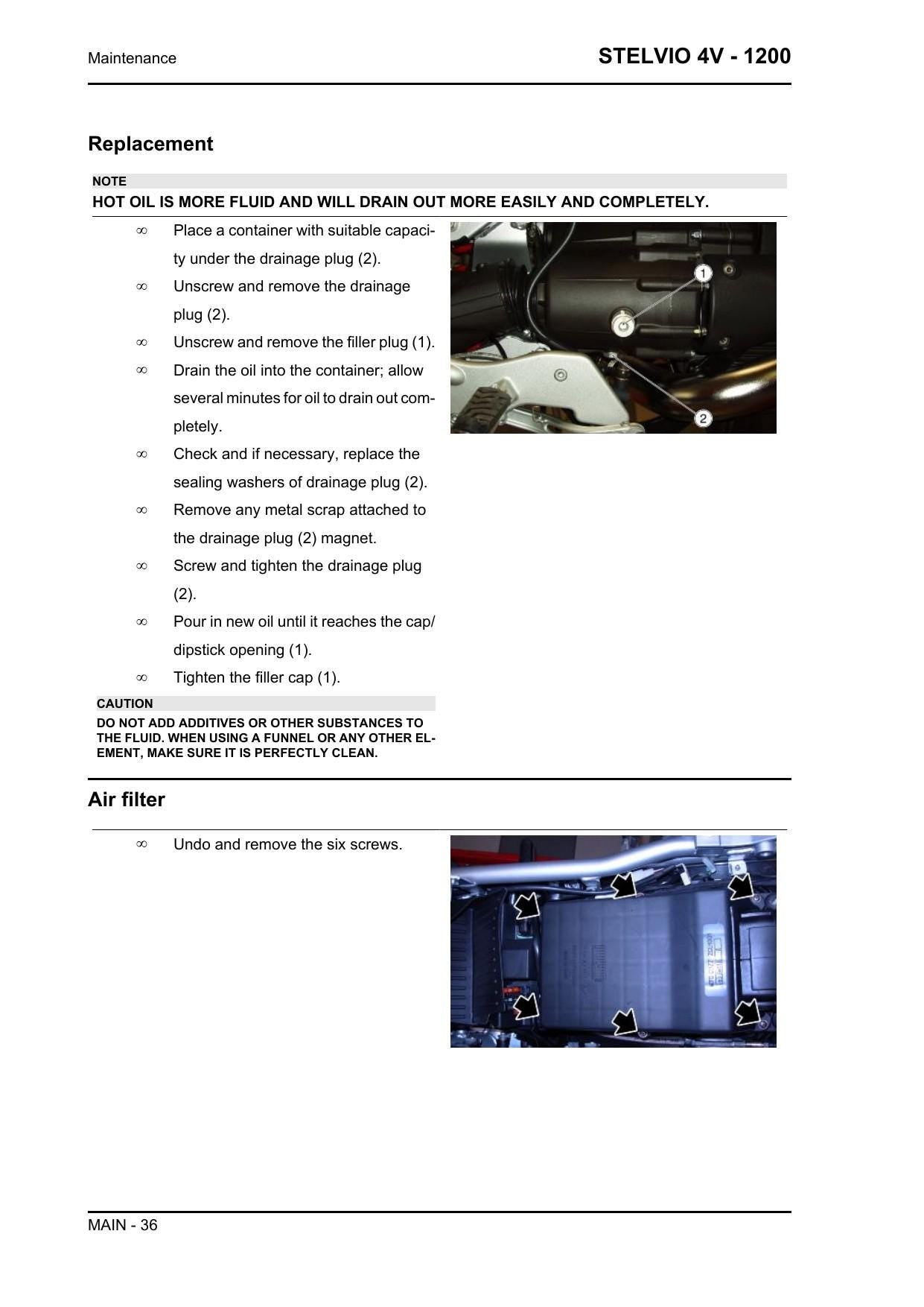 Moto Guzzi Stelvio 4V 1200 Motorcycle Service Manual | 2010-2014 - sample page 4