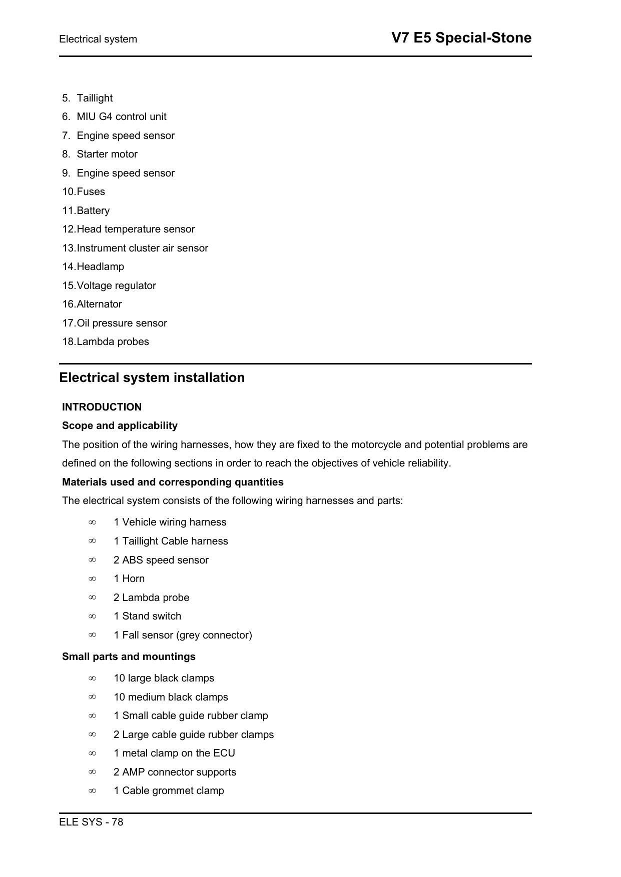 Moto Guzzi V7 E5 Stone Special Motorcycle Service Manual | 2021-2026 - sample page 6