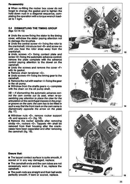 Moto Guzzi V35 V50 V65 Motorcycle Service Manual | 1983-1987 - sample page 9
