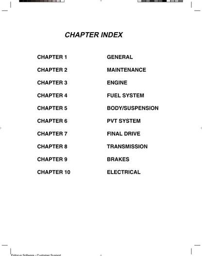 Polaris Trail Blazer 250 400 ATV Service Manual | 2003-2007 - sample page 3