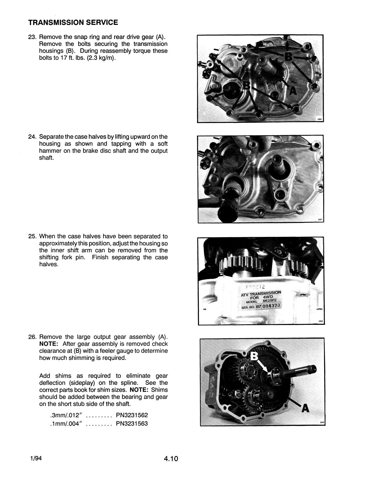 Polaris ATV Trail Boss Big Boss Service Manual | 1985-1995 - sample page 3