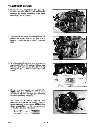 Polaris ATV Trail Boss Big Boss Service Manual | 1985-1995 - sample page 3