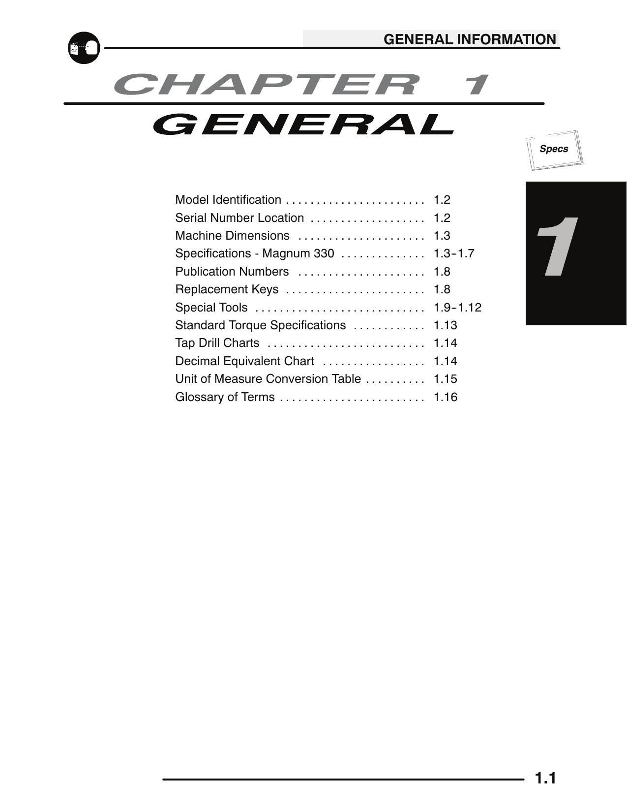Polaris Magnum 330 ATV Service Manual | 2003-2006 - sample page 3