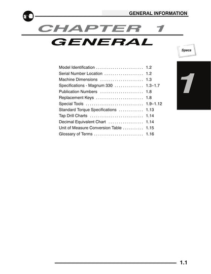 Polaris Magnum 330 ATV Service Manual | 2003-2006 - sample page 3