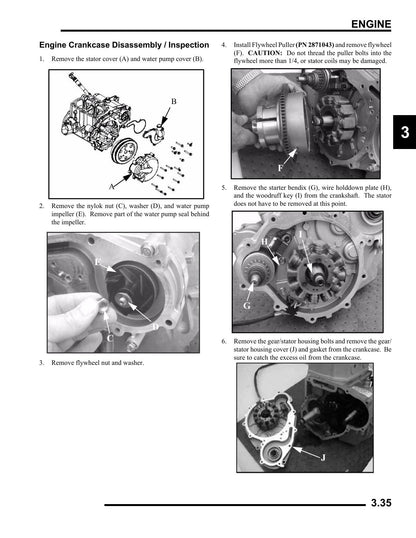 Polaris Sportsman X2 700 800 EFI Touring ATV Service Manual | 2008-2012 - sample page 9