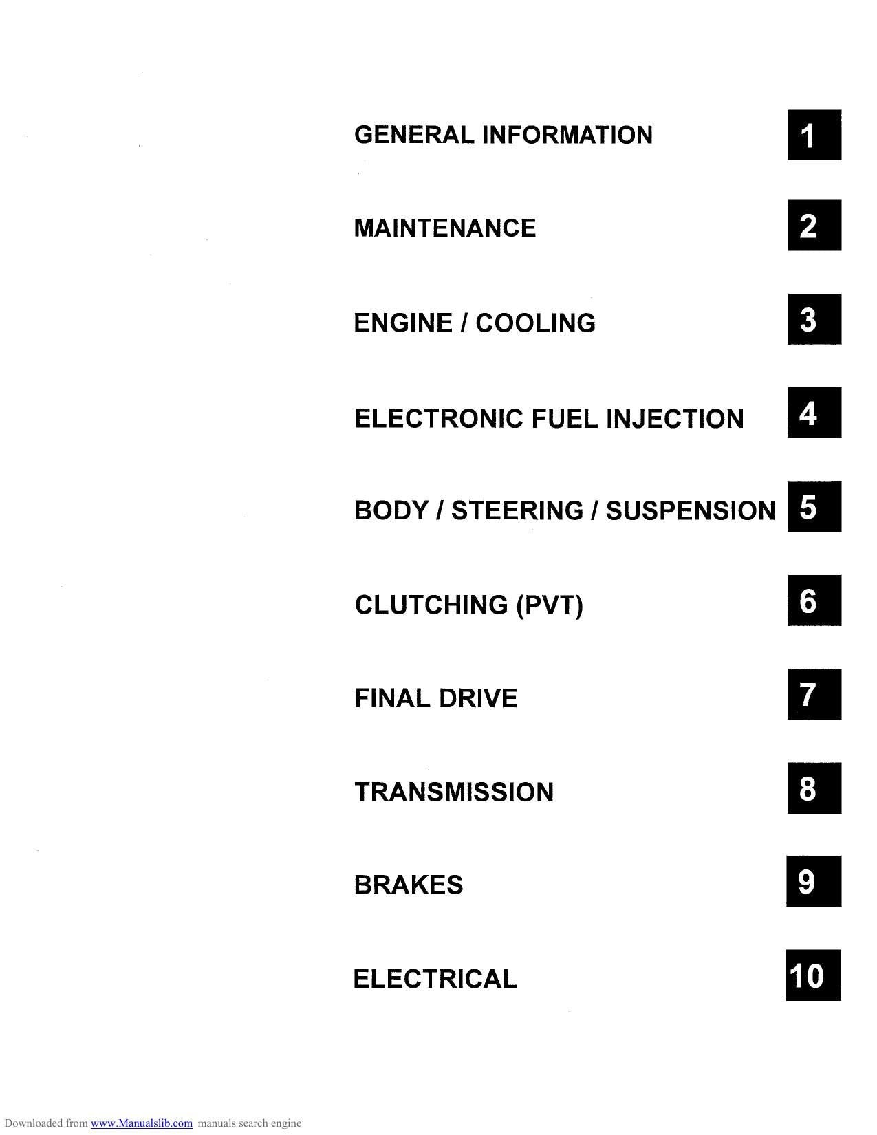 Polaris Ranger RZR XP 900 UTV Service Manual | 2011-2015 - sample page 3