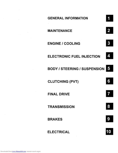 Polaris Ranger RZR XP 900 UTV Service Manual | 2011-2015 - sample page 3