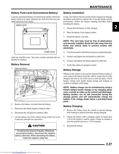 Polaris Ranger 700 4x4 Crew 6x6 UTV Service Manual | 2009-2013 - sample page 6