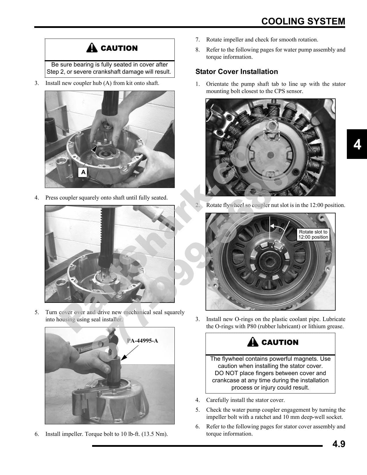 Polaris Sportsman XP 850 ATV Service Manual | 2009-2013 - sample page 9