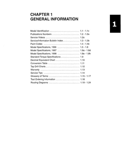 Polaris ATVs Service Manual | 1996-1998 - sample page 6