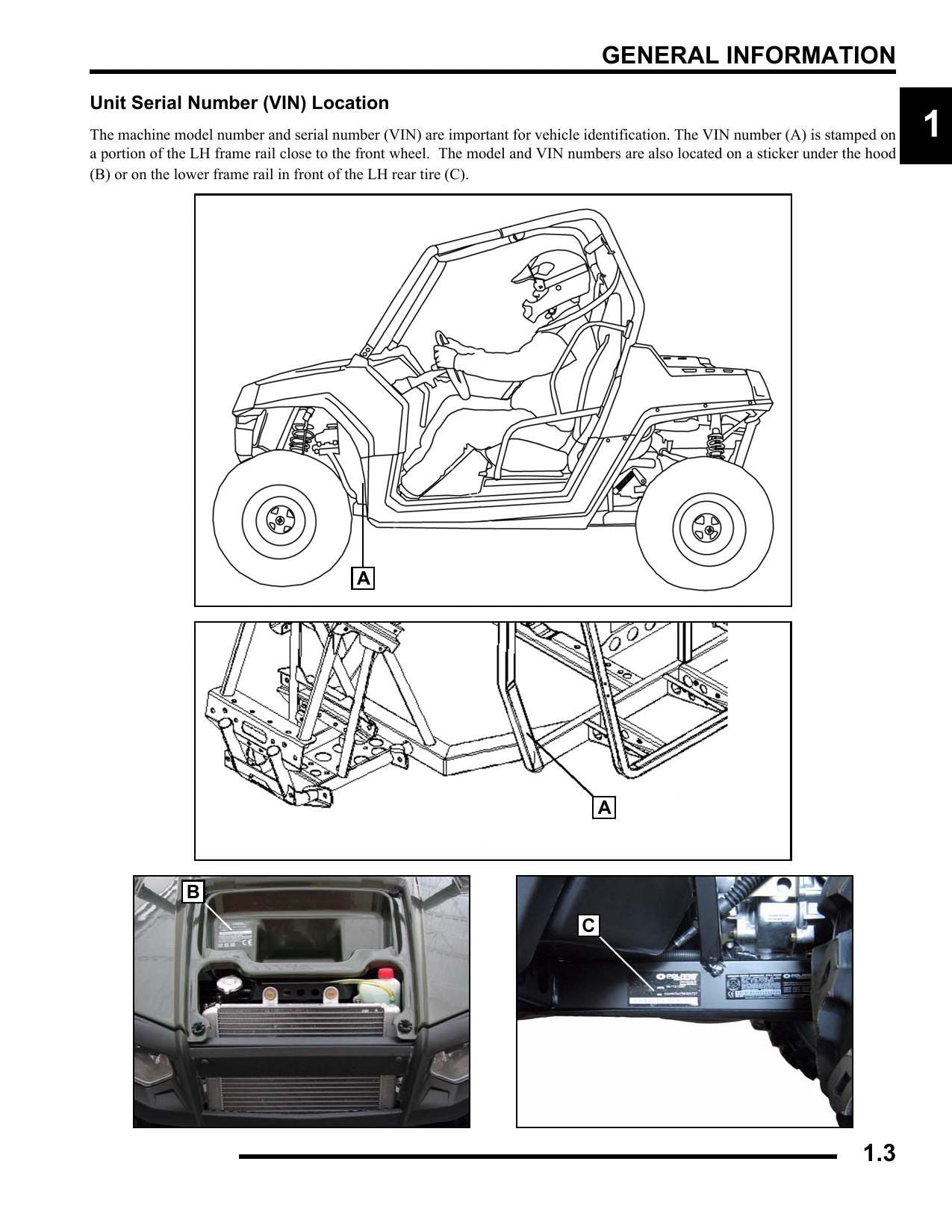 Polaris Ranger RZR UTV Service Manual | 2008-2012 - sample page 6