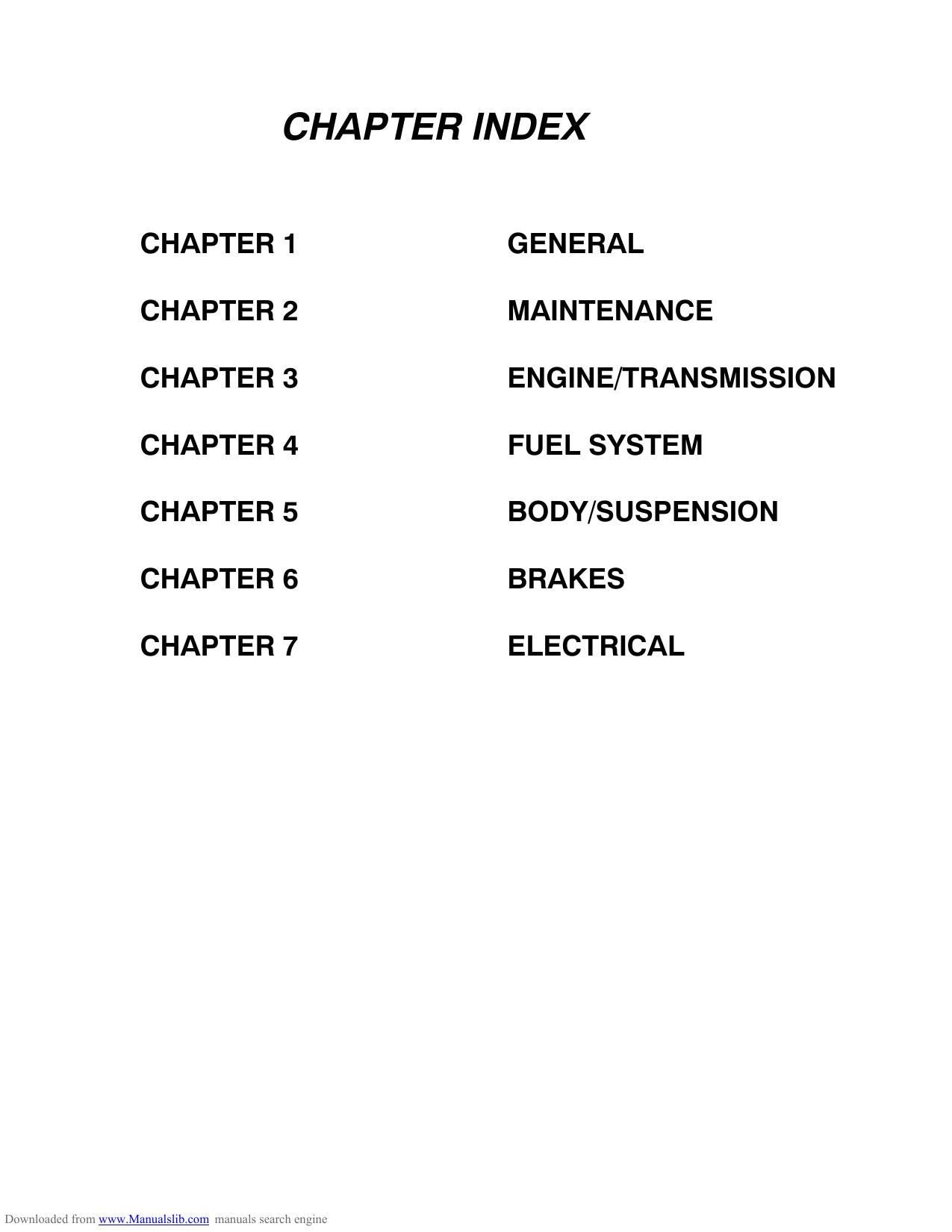 Polaris Predator 500 ATV Service Manual | 2003-2007 - sample page 5