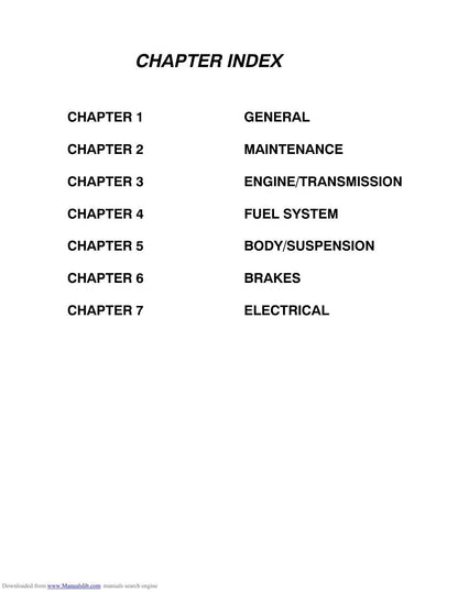 Polaris Predator 500 ATV Service Manual | 2003-2007 - sample page 5