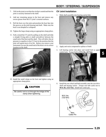 Polaris Outlaw 450 525 ATV Service Manual | 2009-2013 - sample page 10