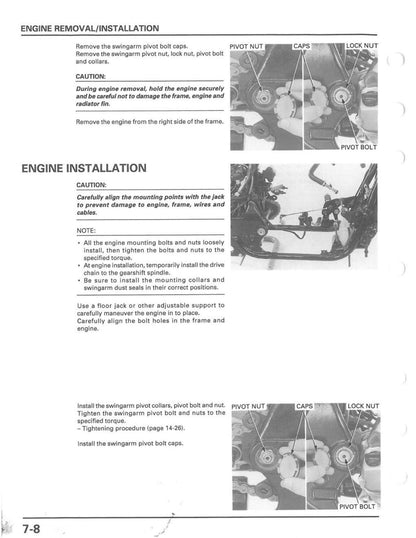 Honda VT750C Shadow ACE Motorcycle Service Manual | 1998-2003 - sample page 5