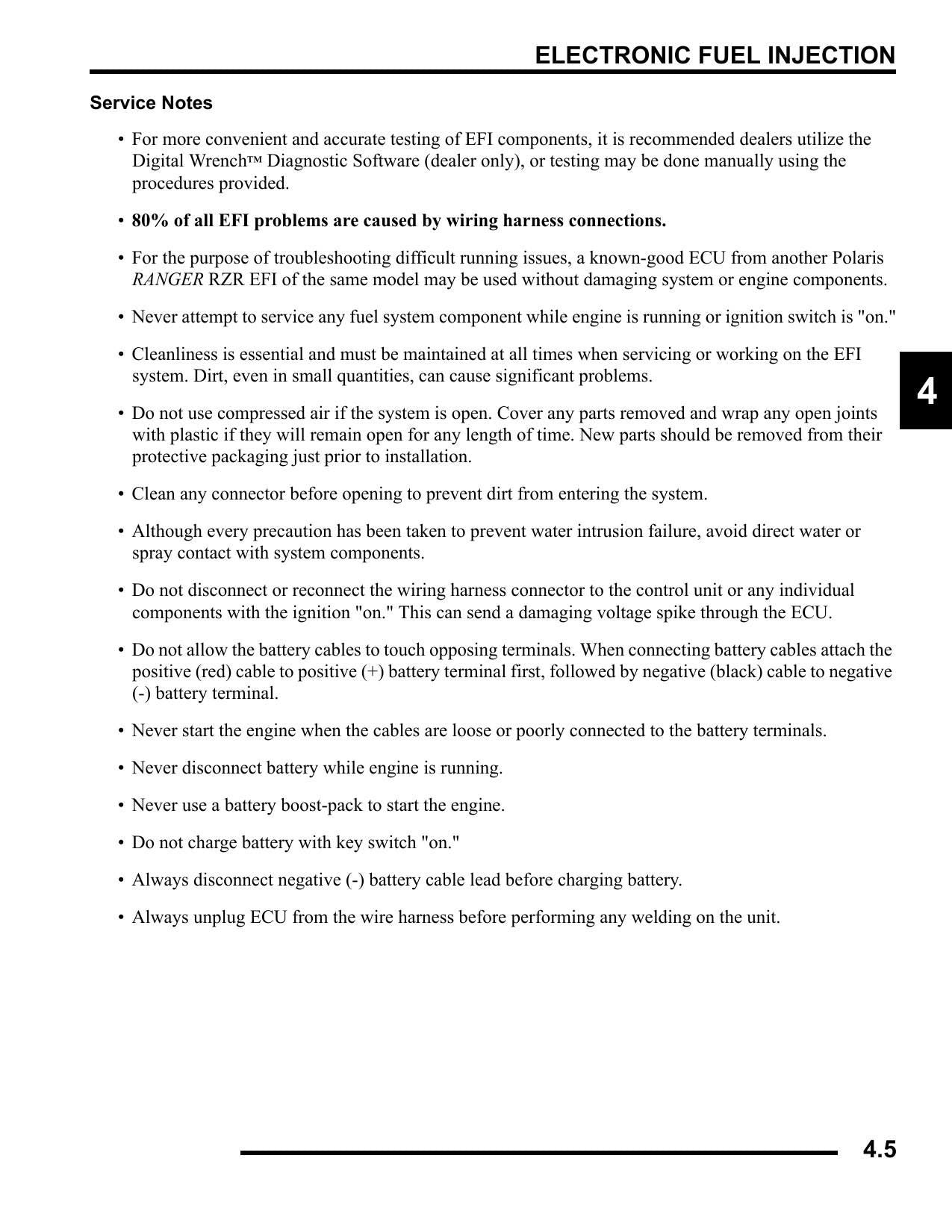 Polaris Ranger RZR UTV Service Manual | 2008-2012 - sample page 9