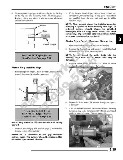 Polaris Ranger 700 4x4 Crew 6x6 UTV Service Manual | 2009-2013 - sample page 8