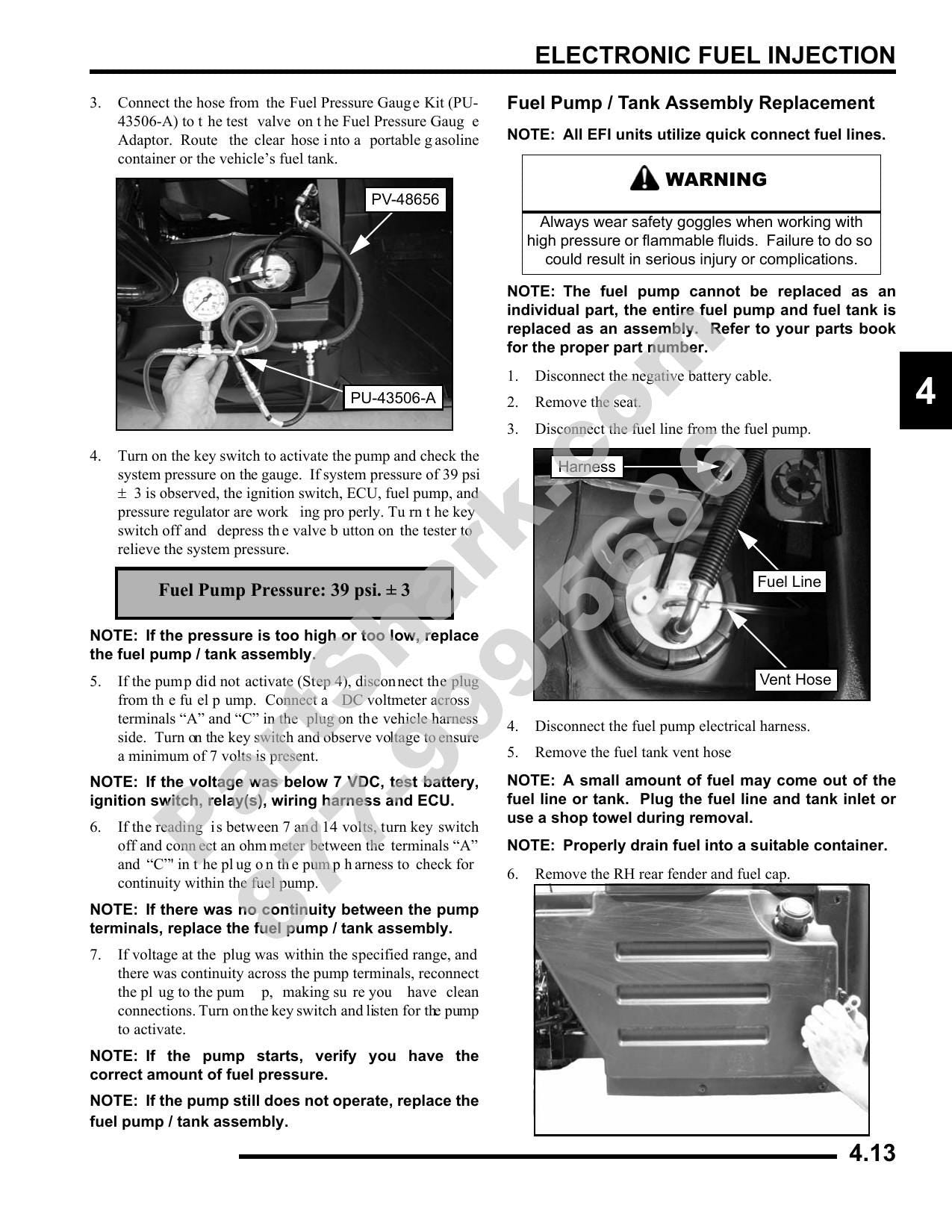 Polaris Ranger 700 4x4 Crew 6x6 UTV Service Manual | 2009-2013 - sample page 9