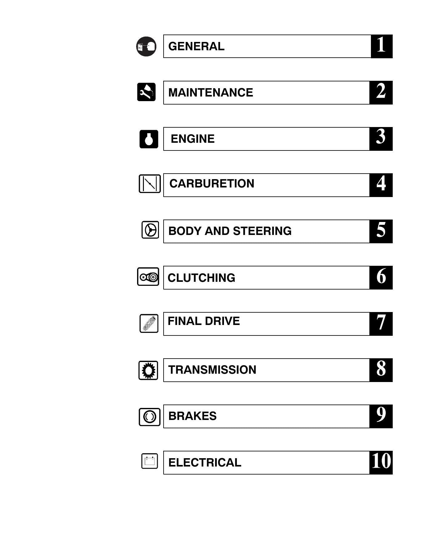 Polaris Sportsman 600 700 ATV Service Manual | 2004-2008 - sample page 3