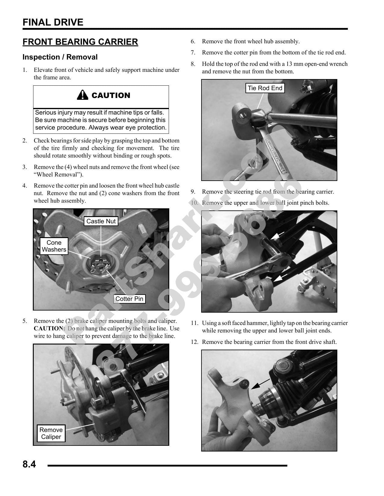 Polaris Sportsman XP 550 ATV Service Manual | 2009-2013 - sample page 2