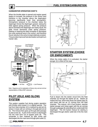 Polaris Trail Boss 330 ATV Service Manual | 2003-2007 - sample page 4