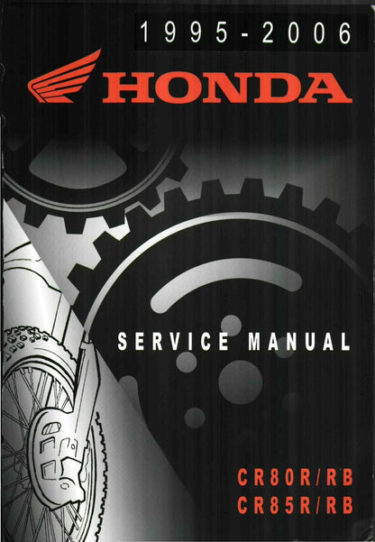 Honda CR80R CR85R Motorcycle Service Manual | 1995-2006 - sample page 2