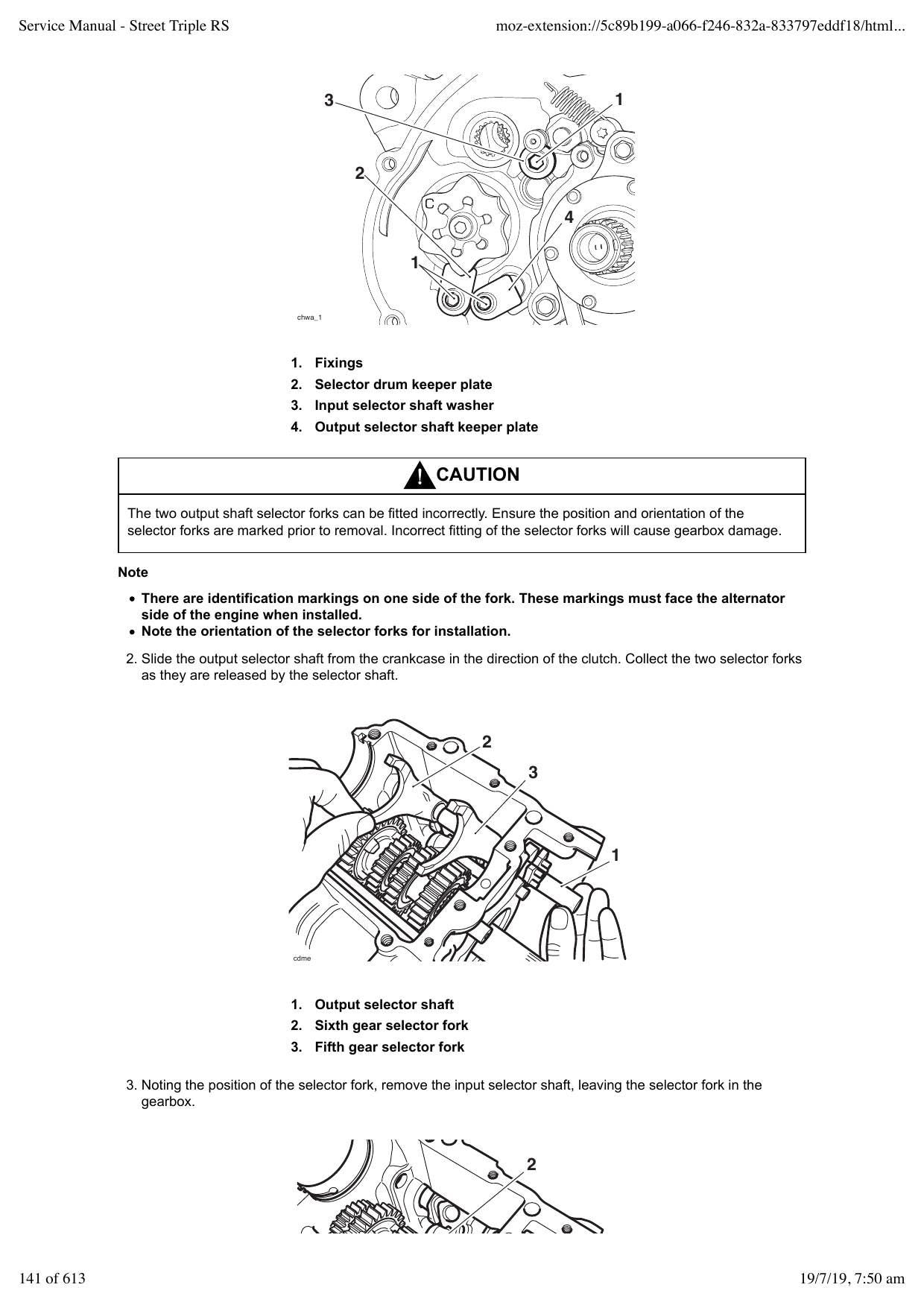 Triumph Street Triple RS Motorcycle Service Manual | 2017-2021 - sample page 2