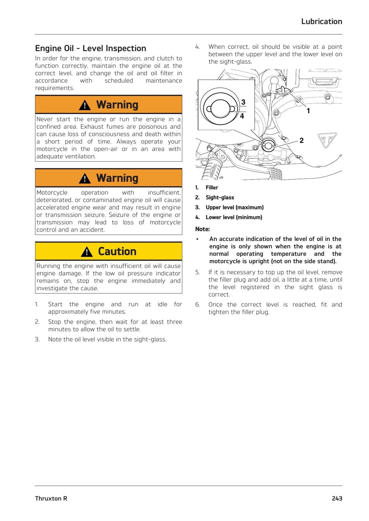 Triumph Thruxton R Motorcycle Service Manual | 2016-2020 - sample page 7