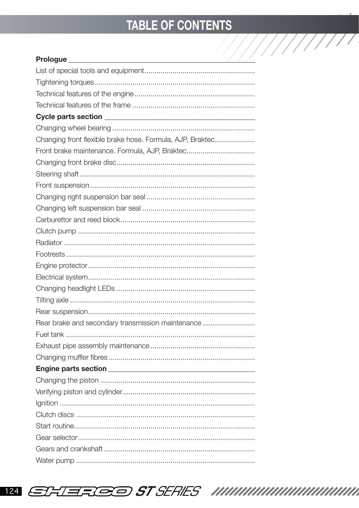 Sherco ST Series Trial Motorcycle Service Manual | 2020-2024 - sample page 3