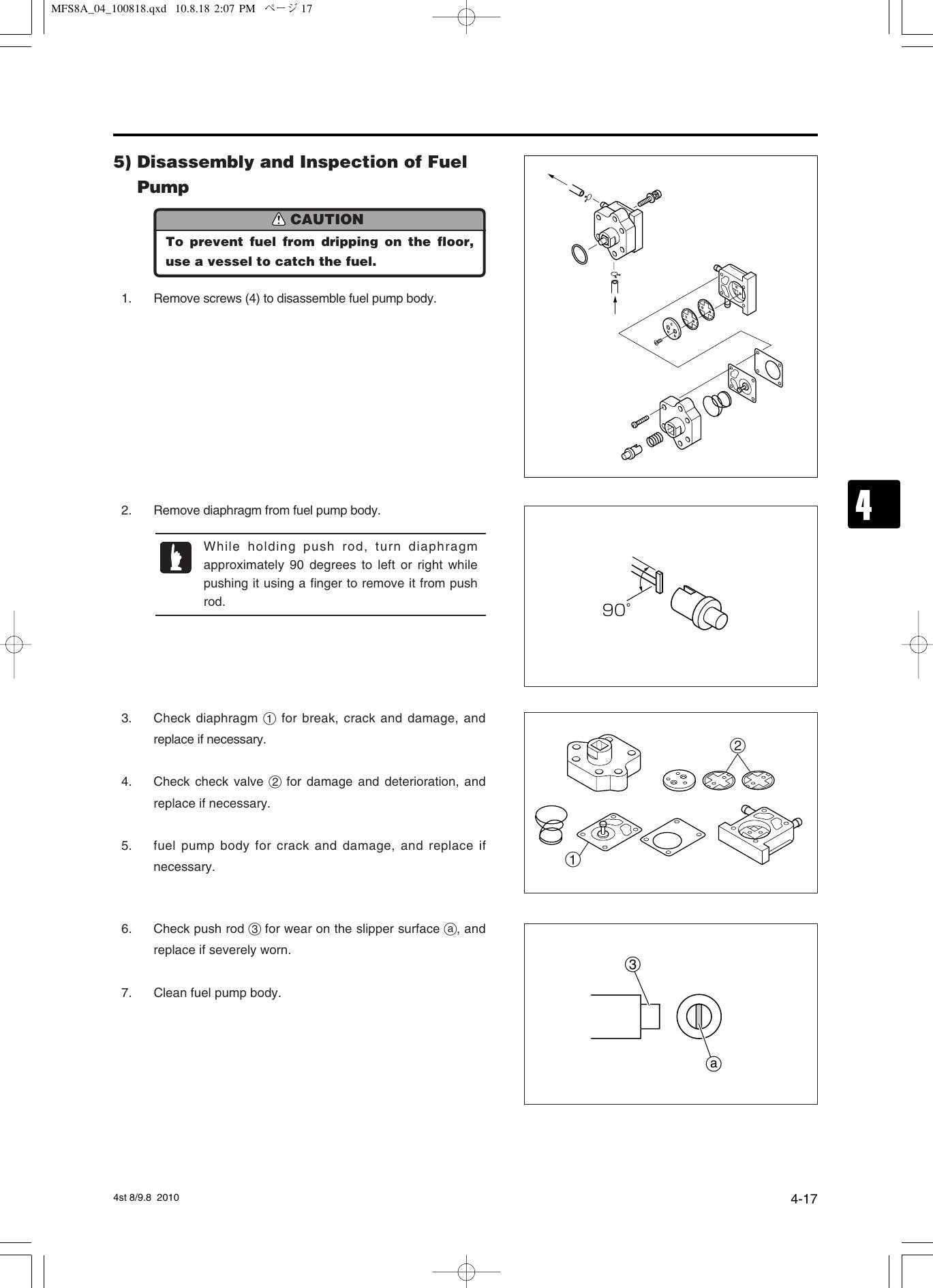 Tohatsu MFS 8 9.8A3 4 Stroke Outboard Service Manual | 2010-2014 - sample page 8