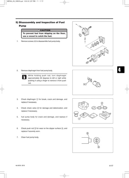 Tohatsu MFS 8 9.8A3 4 Stroke Outboard Service Manual | 2010-2014 - sample page 8