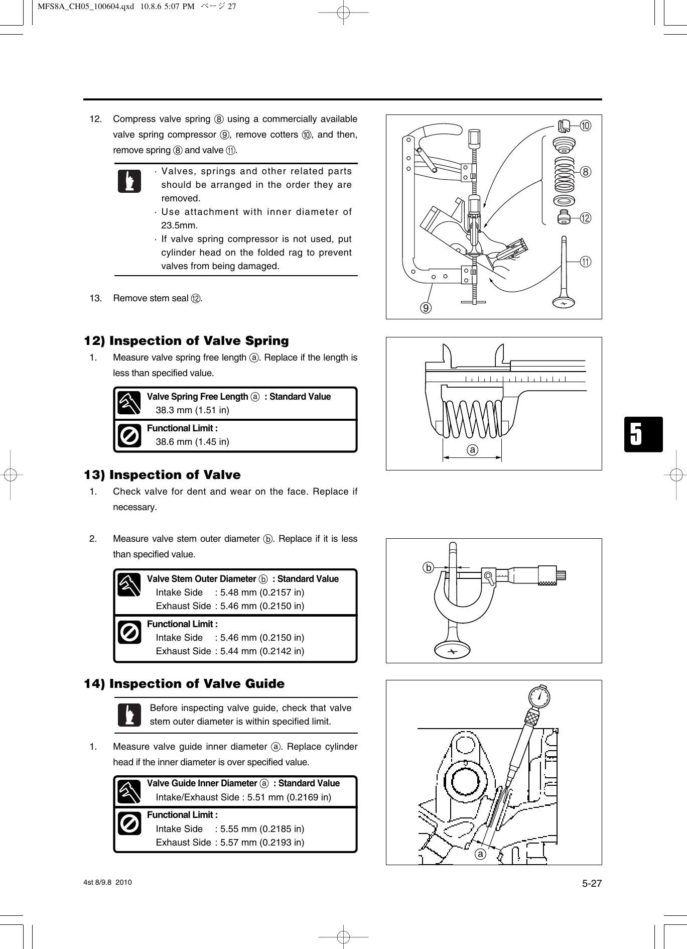 Tohatsu MFS 8 9.8A3 4 Stroke Outboard Service Manual | 2010-2014 - sample page 5