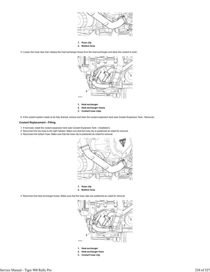 Triumph Tiger 900 Rally Pro Motorcycle Service Manual | 2020-2024 - sample page 4