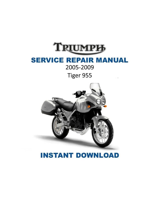 Triumph Tiger 955 Motorcycle Service Manual | 2005-2009 - Service Manual PDF Instant Download