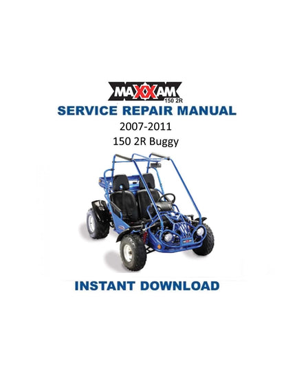 Maxxam 150 2R Buggy UTV Service Manual | 2007-2011 - Service Manual PDF Instant Download