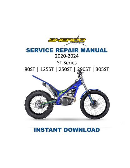 Sherco ST Series Trial Motorcycle Service Manual | 2020-2024 - Service Manual PDF Instant Download