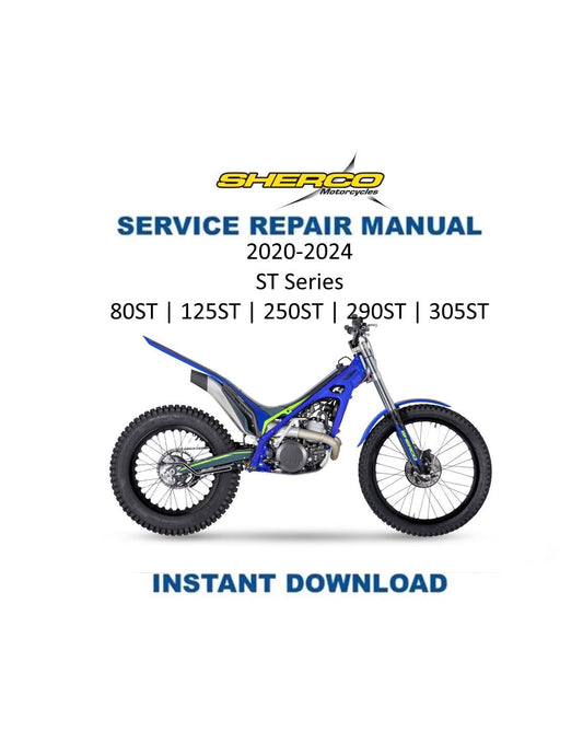 Sherco ST Series Trial Motorcycle Service Manual | 2020-2024 - Service Manual PDF Instant Download