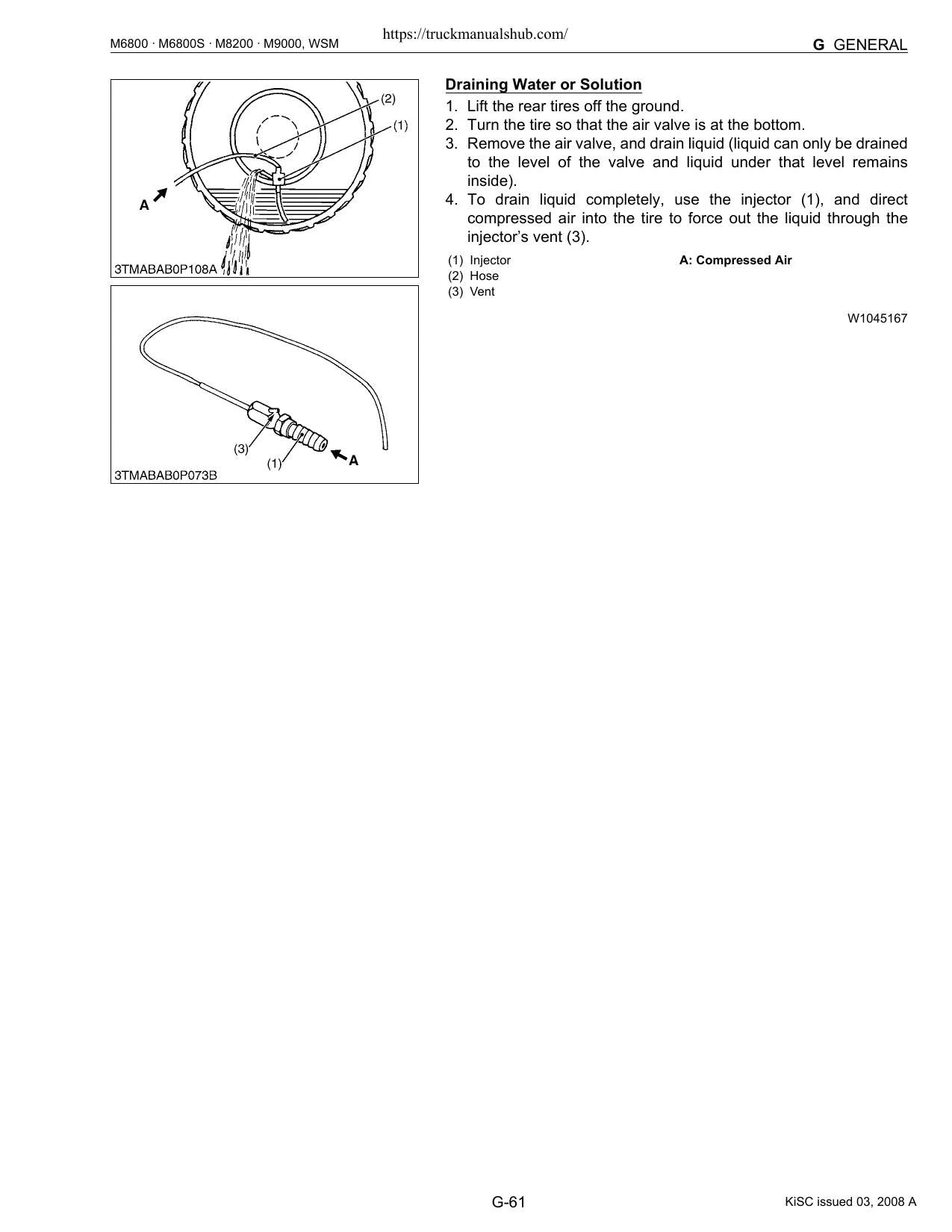 Kubota M6800 M6800S M8200 M9000 Tractor Service Manual | 2001-2005 - sample page 4
