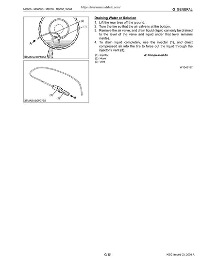 Kubota M6800 M6800S M8200 M9000 Tractor Service Manual | 2001-2005 - sample page 4