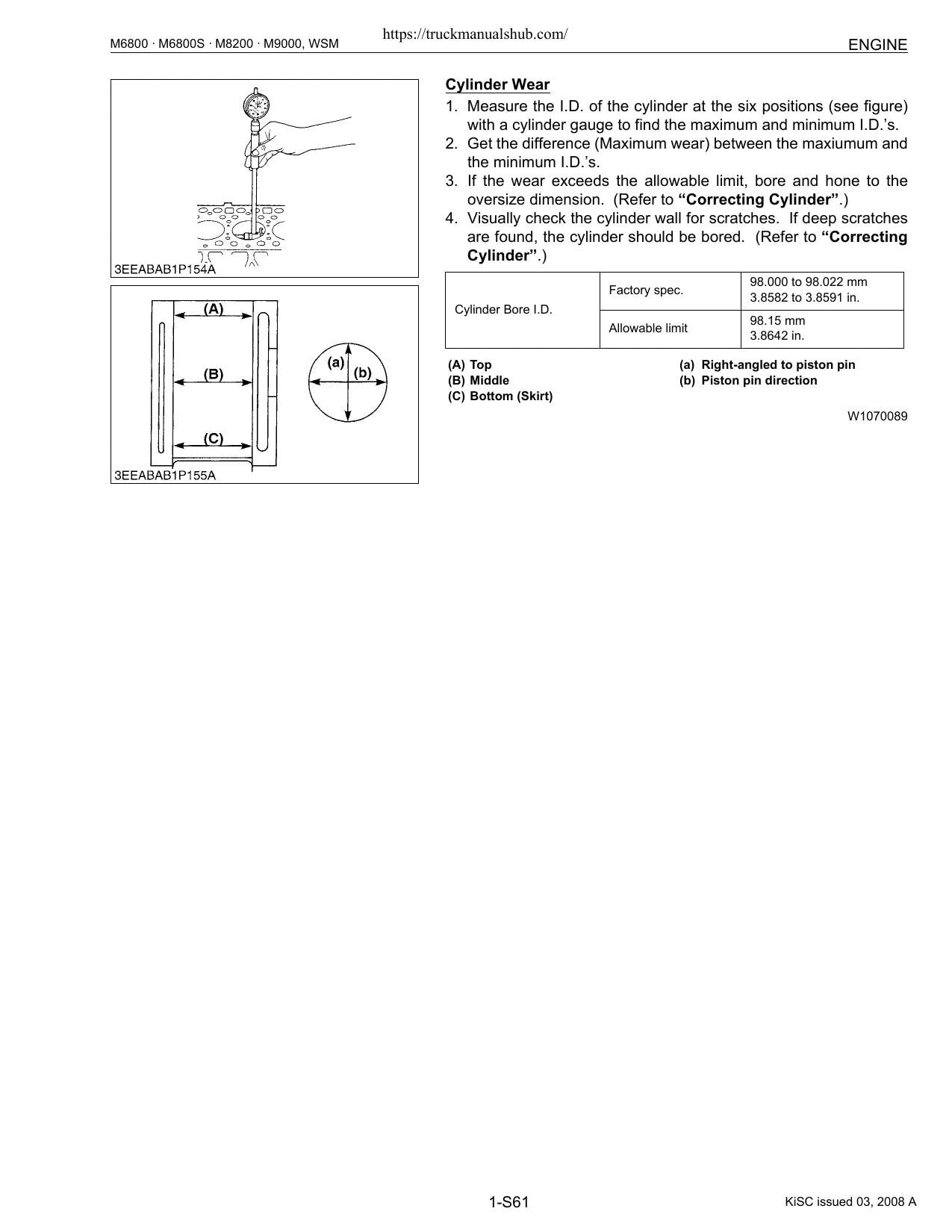 Kubota M6800 M6800S M8200 M9000 Tractor Service Manual | 2001-2005 - sample page 5