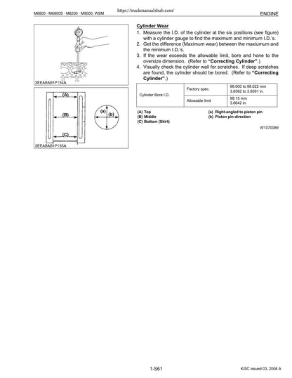Kubota M6800 M6800S M8200 M9000 Tractor Service Manual | 2001-2005 - sample page 5