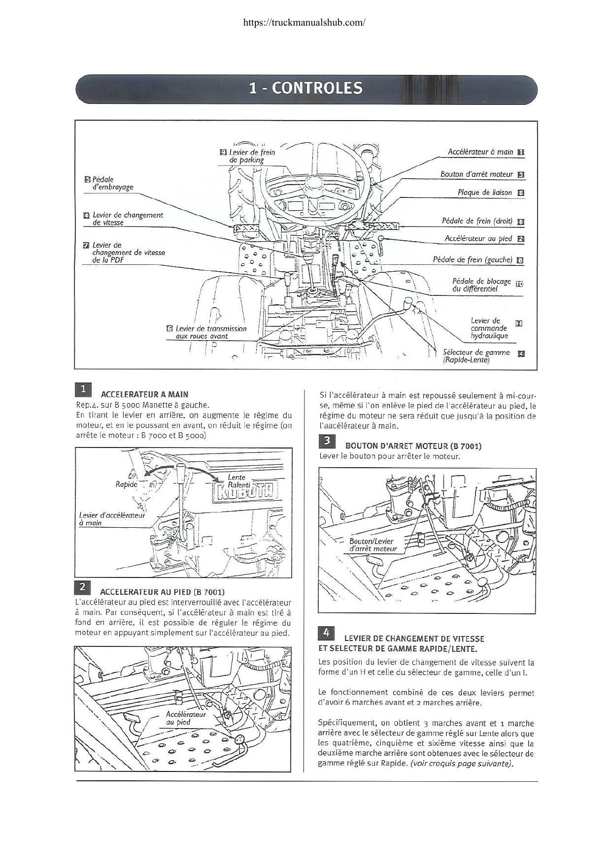 Kubota 7001B Tractor Service Manual | 1980-1984 - sample page 3