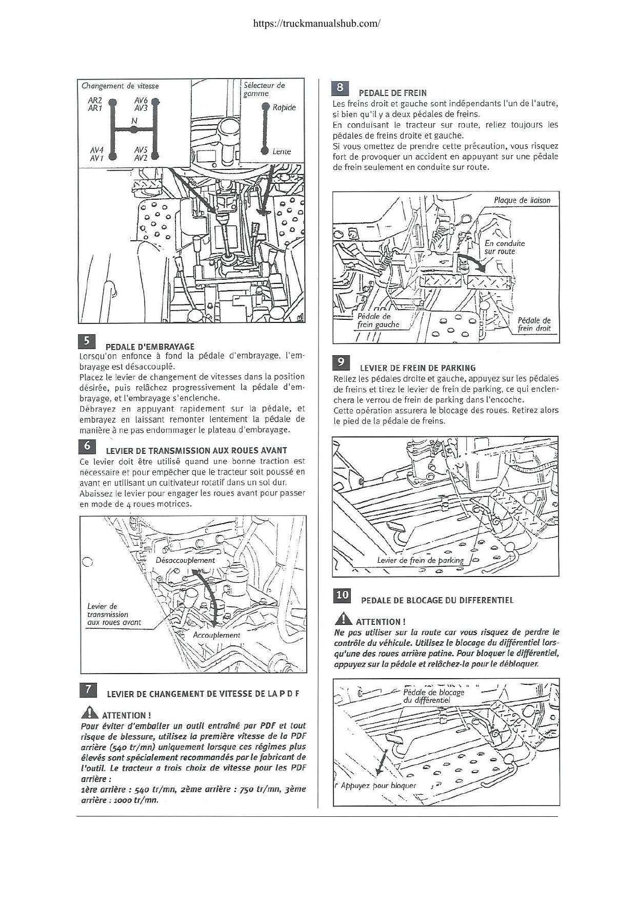 Kubota 7001B Tractor Service Manual | 1980-1984 - sample page 5