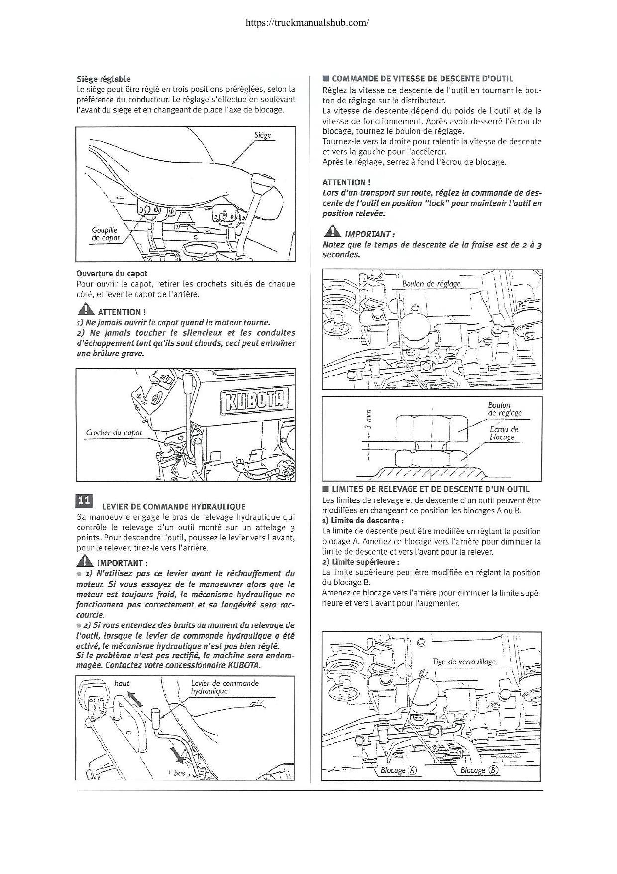 Kubota 7001B Tractor Service Manual | 1980-1984 - sample page 6