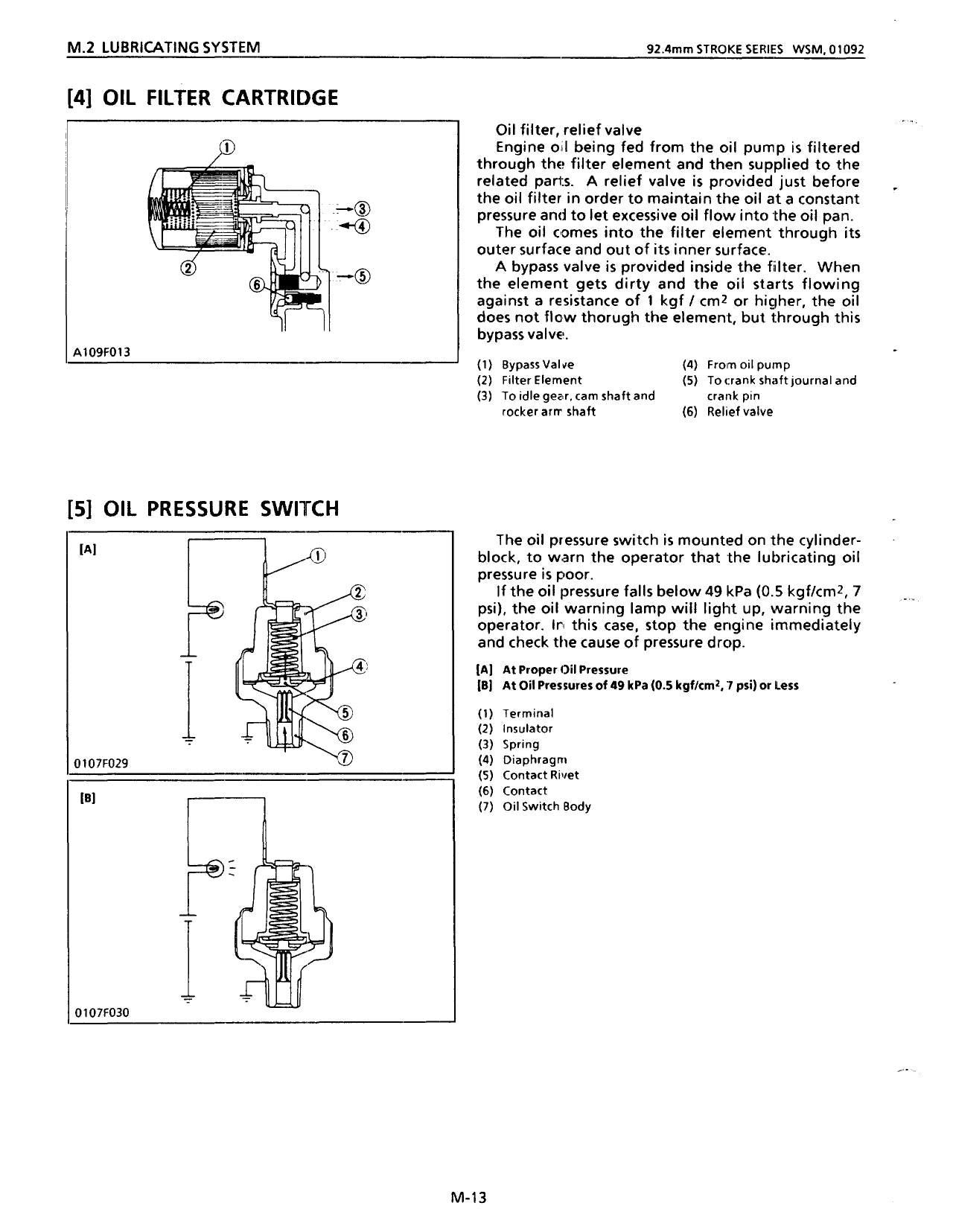 Kubota 03 Series Diesel Engine Motorcycle Service Manual | 1991-1995 - sample page 4