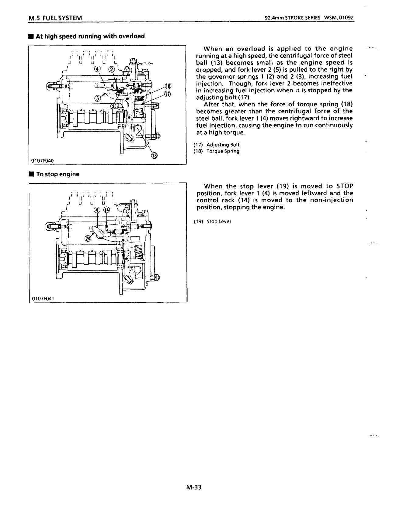 Kubota 03 Series Diesel Engine Motorcycle Service Manual | 1991-1995 - sample page 5
