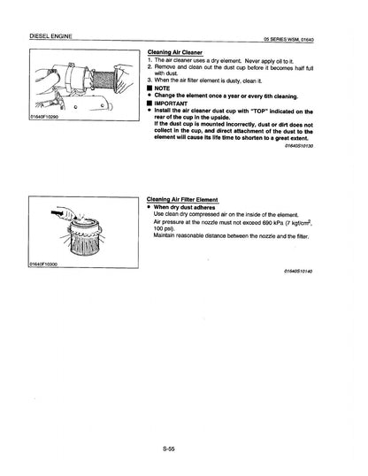 Kubota 05 Series Diesel Engine Motorcycle Service Manual | 1996-2000 - sample page 6