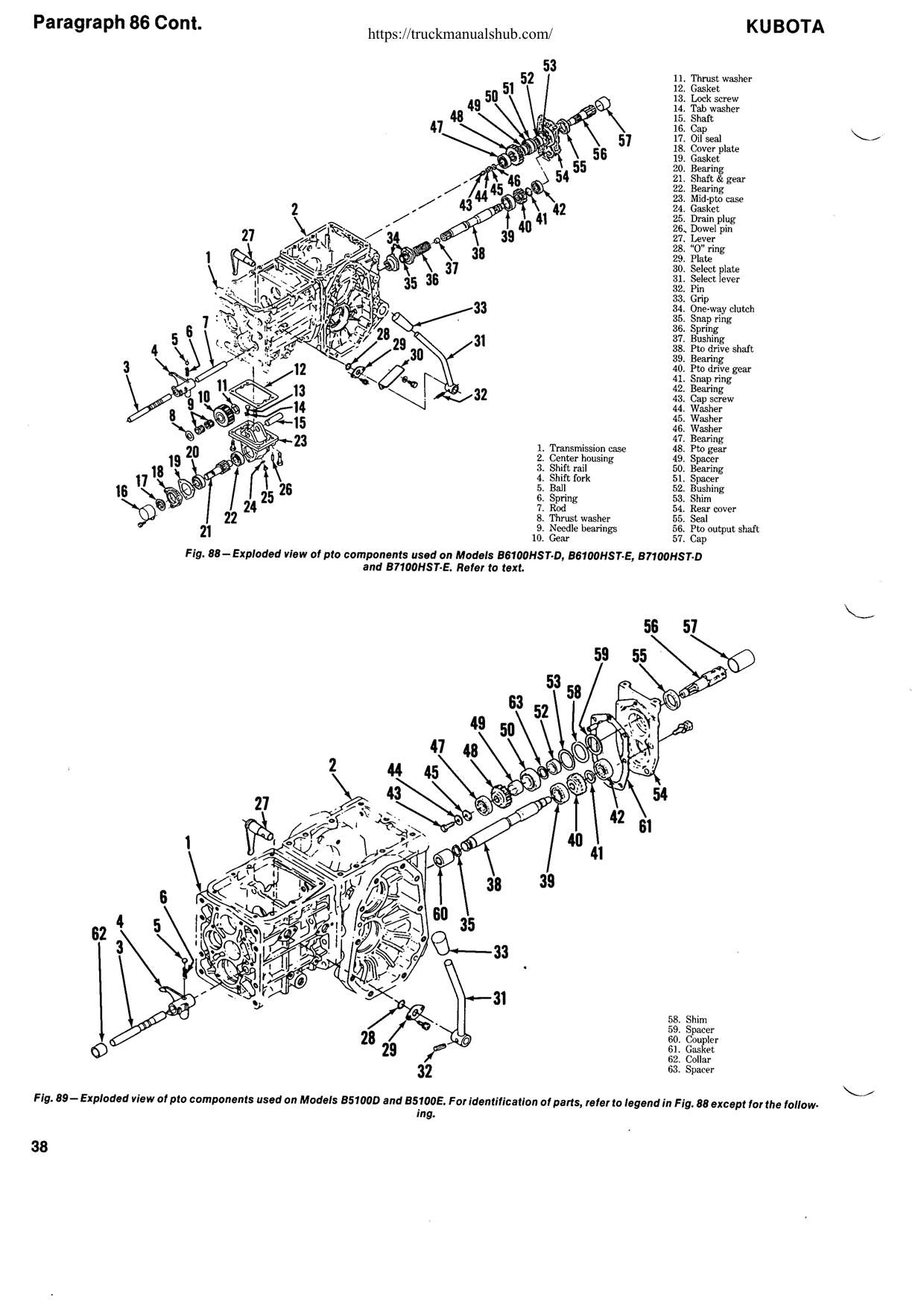 Kubota B5100 B6100 B7100 Tractor Service Manual | 1975-1979 - sample page 9
