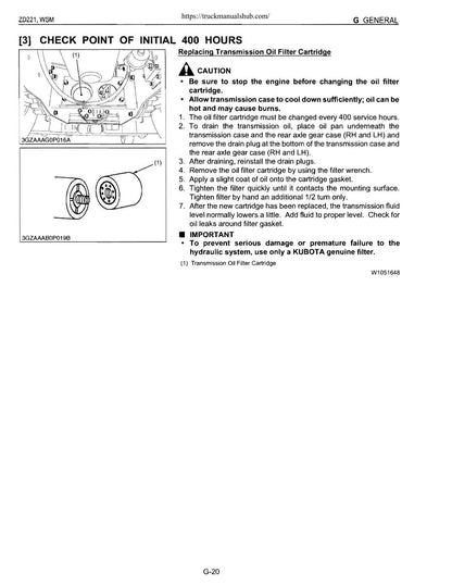 Kubota ZD221 Tractor Service Manual | 2005-2009 - sample page 4